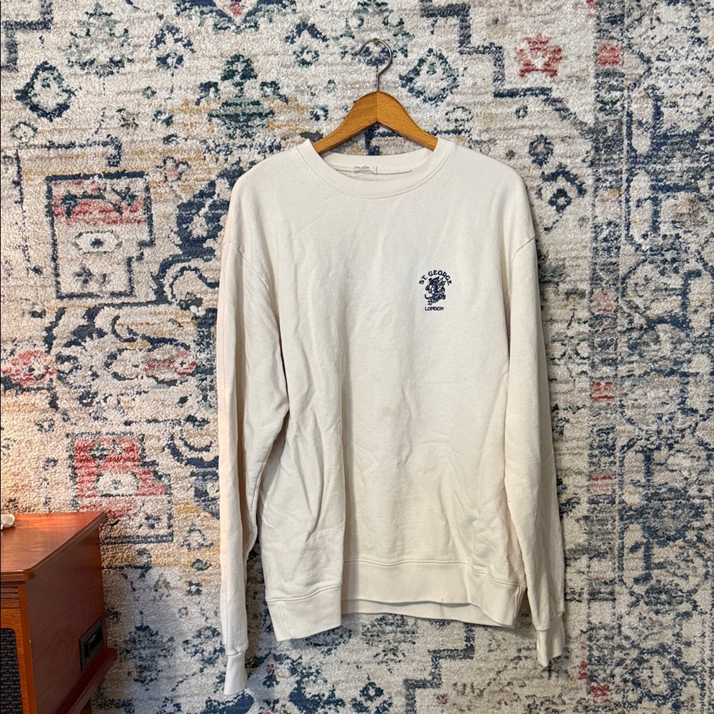Brandy Melville Off-White Sweatshirt